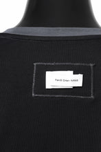 画像をギャラリービューアに読み込む, Feng Chen Wang PANELLED TOPS (BLACK/GREY)