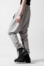 Load image into Gallery viewer, m.a+ hand painted elastic waist low crotch 2 pocket pants / P571-HP/JM4 (CARBON)