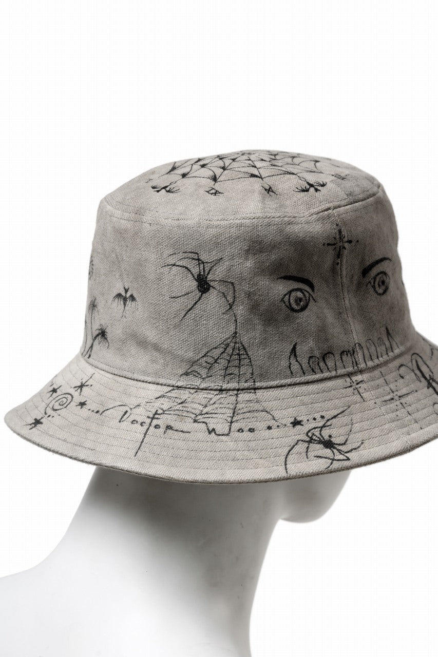 画像をギャラリービューアに読み込む, READYMADE x Dr.WOO BUCKET HAT TATOO (WHITE)