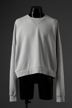 画像をギャラリービューアに読み込む, entire studios BOX CREW SWEAT PULLOVER (RICE)