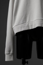 画像をギャラリービューアに読み込む, entire studios BOX CREW SWEAT PULLOVER (RICE)