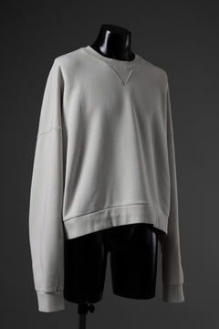 画像をギャラリービューアに読み込む, entire studios BOX CREW SWEAT PULLOVER (RICE)