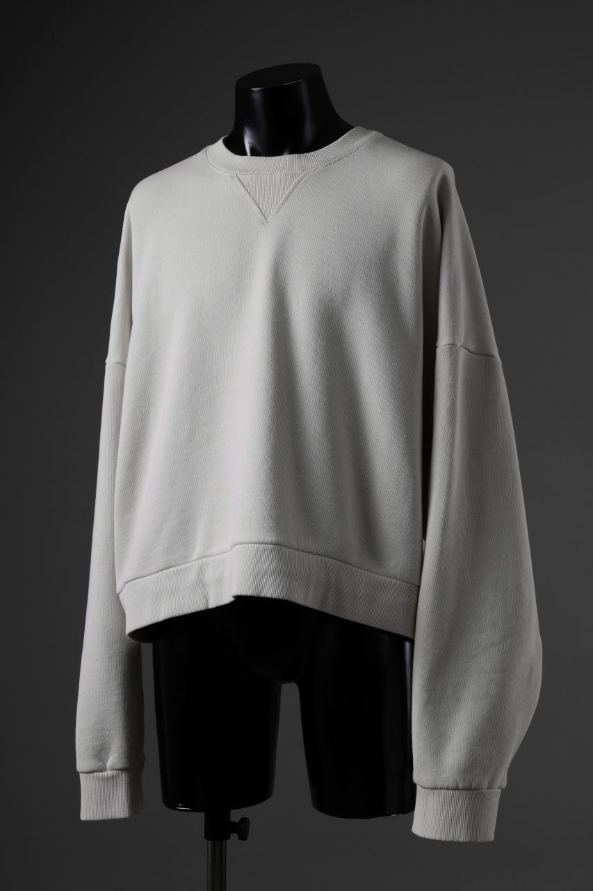 画像をギャラリービューアに読み込む, entire studios BOX CREW SWEAT PULLOVER (RICE)