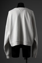 画像をギャラリービューアに読み込む, entire studios BOX CREW SWEAT PULLOVER (RICE)