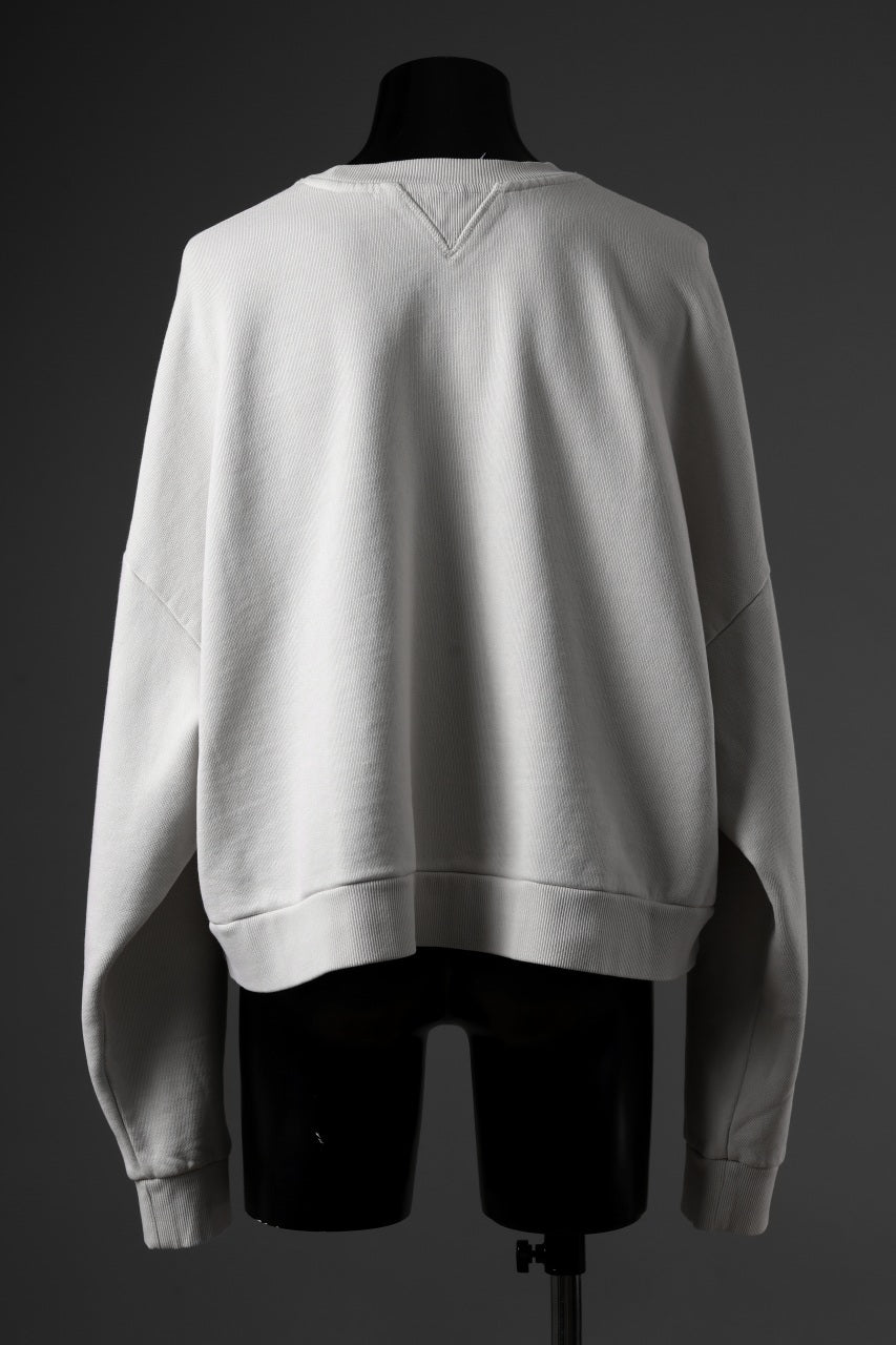 画像をギャラリービューアに読み込む, entire studios BOX CREW SWEAT PULLOVER (RICE)