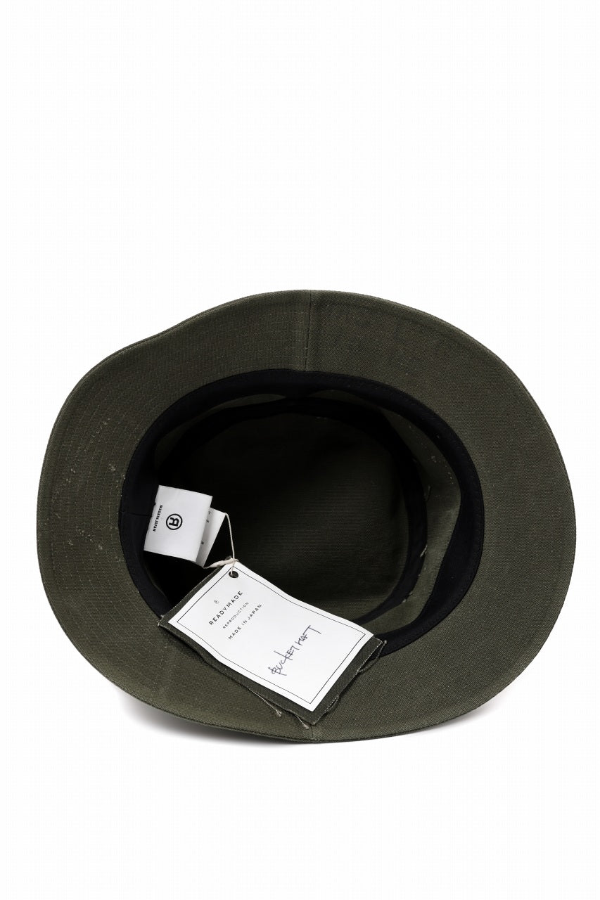 画像をギャラリービューアに読み込む, READYMADE x Dr.WOO BUCKET HAT TATOO (KHAKI)