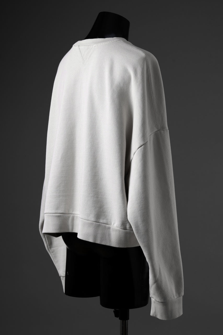 画像をギャラリービューアに読み込む, entire studios BOX CREW SWEAT PULLOVER (RICE)