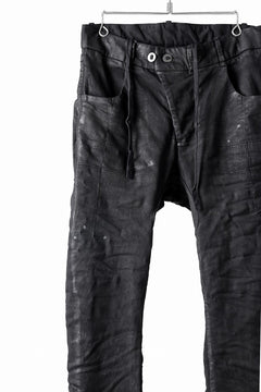 画像をギャラリービューアに読み込む, BORIS BIDJAN SABERI TIGHT FIT PANTS / VINYL COATED & NICKEL PRESSED & BODY MOLDED "P13.TF-F1939" (BLACK)