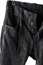 画像をギャラリービューアに読み込む, BORIS BIDJAN SABERI TIGHT FIT PANTS / VINYL COATED & NICKEL PRESSED & BODY MOLDED "P13.TF-F1939" (BLACK)