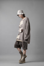 画像をギャラリービューアに読み込む, A.F ARTEFACT BOX SARROUEL SHORT PANTS / ORGANIC LINEN (GREY)