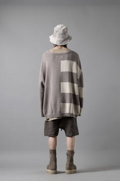 画像をギャラリービューアに読み込む, A.F ARTEFACT BOX SARROUEL SHORT PANTS / ORGANIC LINEN (GREY)