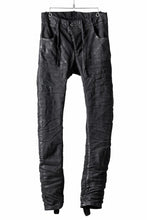 画像をギャラリービューアに読み込む, BORIS BIDJAN SABERI TIGHT FIT PANTS / VINYL COATED & NICKEL PRESSED & BODY MOLDED "P13.TF-F1939" (BLACK)