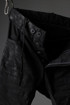 画像をギャラリービューアに読み込む, BORIS BIDJAN SABERI TIGHT FIT PANTS / VINYL COATED & NICKEL PRESSED & BODY MOLDED "P13.TF-F1939" (BLACK)