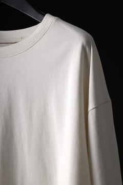 画像をギャラリービューアに読み込む, A.F ARTEFACT exclusive HEAVY WEIGHT C/JERSEY LS TOPS (IVORY)