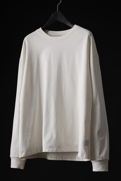 画像をギャラリービューアに読み込む, A.F ARTEFACT exclusive HEAVY WEIGHT C/JERSEY LS TOPS (IVORY)