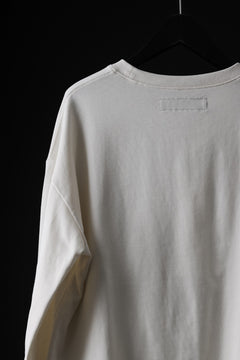 画像をギャラリービューアに読み込む, A.F ARTEFACT exclusive HEAVY WEIGHT C/JERSEY LS TOPS (IVORY)