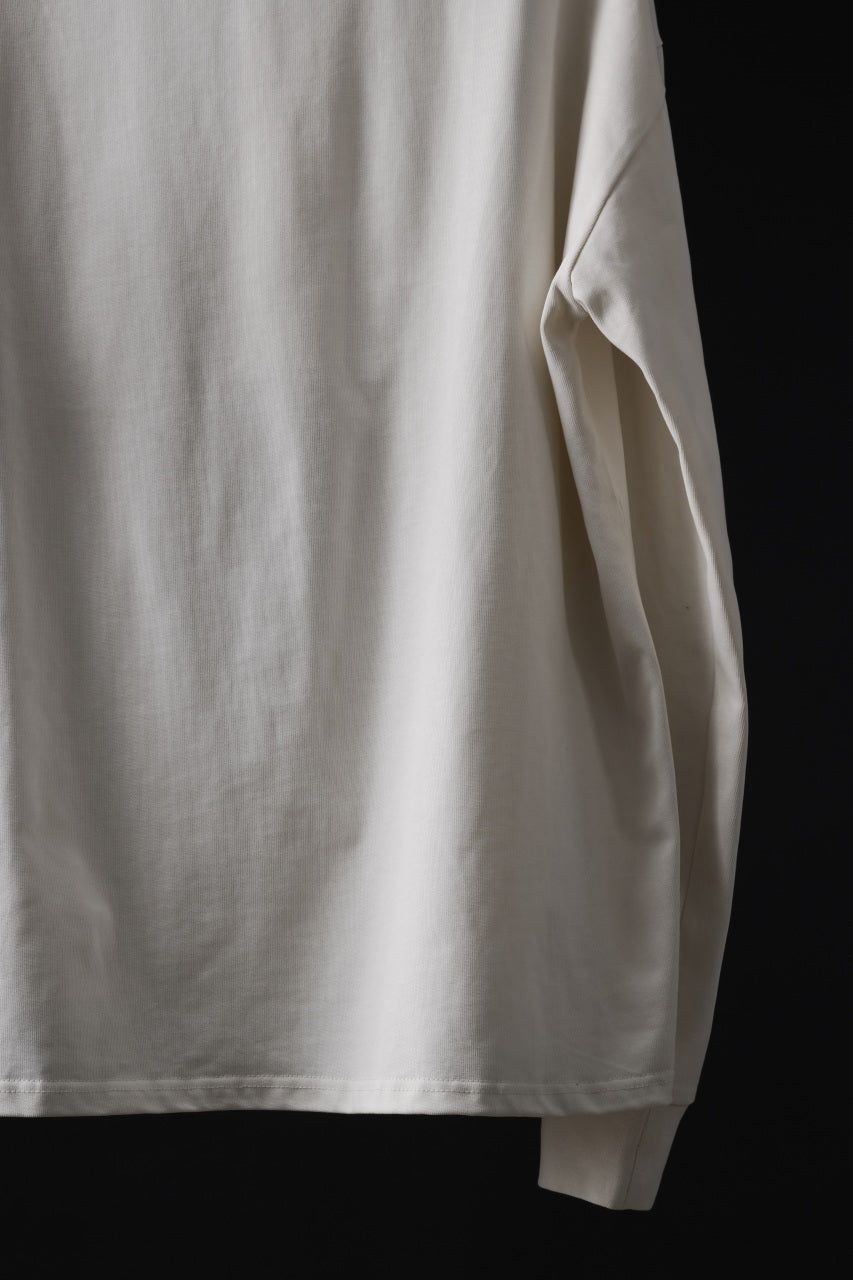 画像をギャラリービューアに読み込む, A.F ARTEFACT exclusive HEAVY WEIGHT C/JERSEY LS TOPS (IVORY)