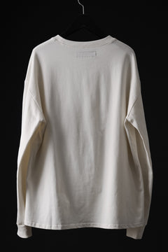 画像をギャラリービューアに読み込む, A.F ARTEFACT exclusive HEAVY WEIGHT C/JERSEY LS TOPS (IVORY)