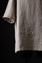 画像をギャラリービューアに読み込む, sus-sous sleeping shirts s/s / Belgium linen (NATURAL)