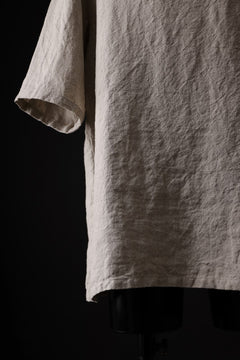 画像をギャラリービューアに読み込む, sus-sous sleeping shirts s/s / Belgium linen (NATURAL)