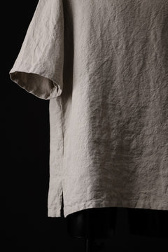 画像をギャラリービューアに読み込む, sus-sous sleeping shirts s/s / Belgium linen (NATURAL)