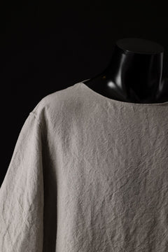 画像をギャラリービューアに読み込む, sus-sous sleeping shirts s/s / Belgium linen (NATURAL)