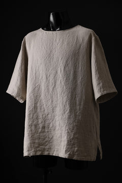 画像をギャラリービューアに読み込む, sus-sous sleeping shirts s/s / Belgium linen (NATURAL)