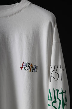 画像をギャラリービューアに読み込む, FACETASM GRAPHIC LONG SLEEVE TEE (WHITE)