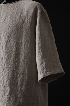 画像をギャラリービューアに読み込む, sus-sous sleeping shirts s/s / Belgium linen (NATURAL)