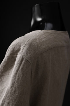 画像をギャラリービューアに読み込む, sus-sous sleeping shirts s/s / Belgium linen (NATURAL)