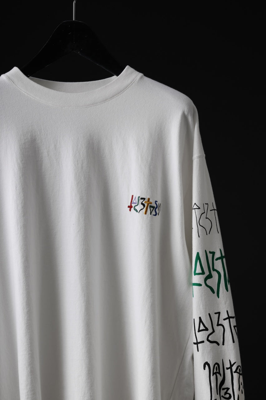 画像をギャラリービューアに読み込む, FACETASM GRAPHIC LONG SLEEVE TEE (WHITE)