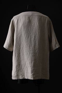 画像をギャラリービューアに読み込む, sus-sous sleeping shirts s/s / Belgium linen (NATURAL)