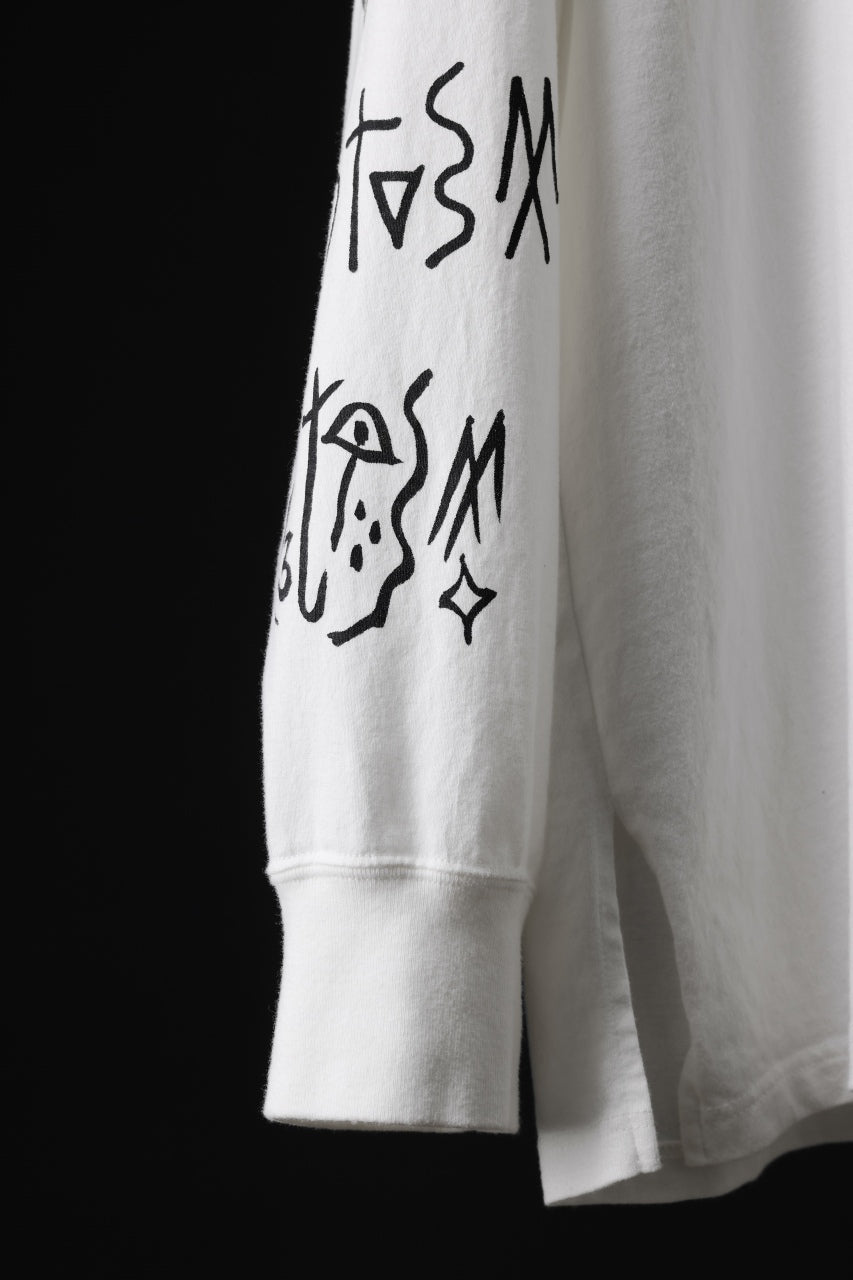 画像をギャラリービューアに読み込む, FACETASM GRAPHIC LONG SLEEVE TEE (WHITE)