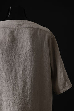 画像をギャラリービューアに読み込む, sus-sous sleeping shirts s/s / Belgium linen (NATURAL)