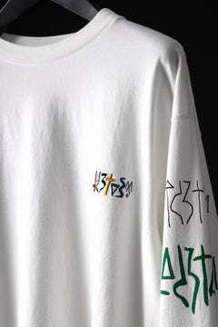 画像をギャラリービューアに読み込む, FACETASM GRAPHIC LONG SLEEVE TEE (WHITE)