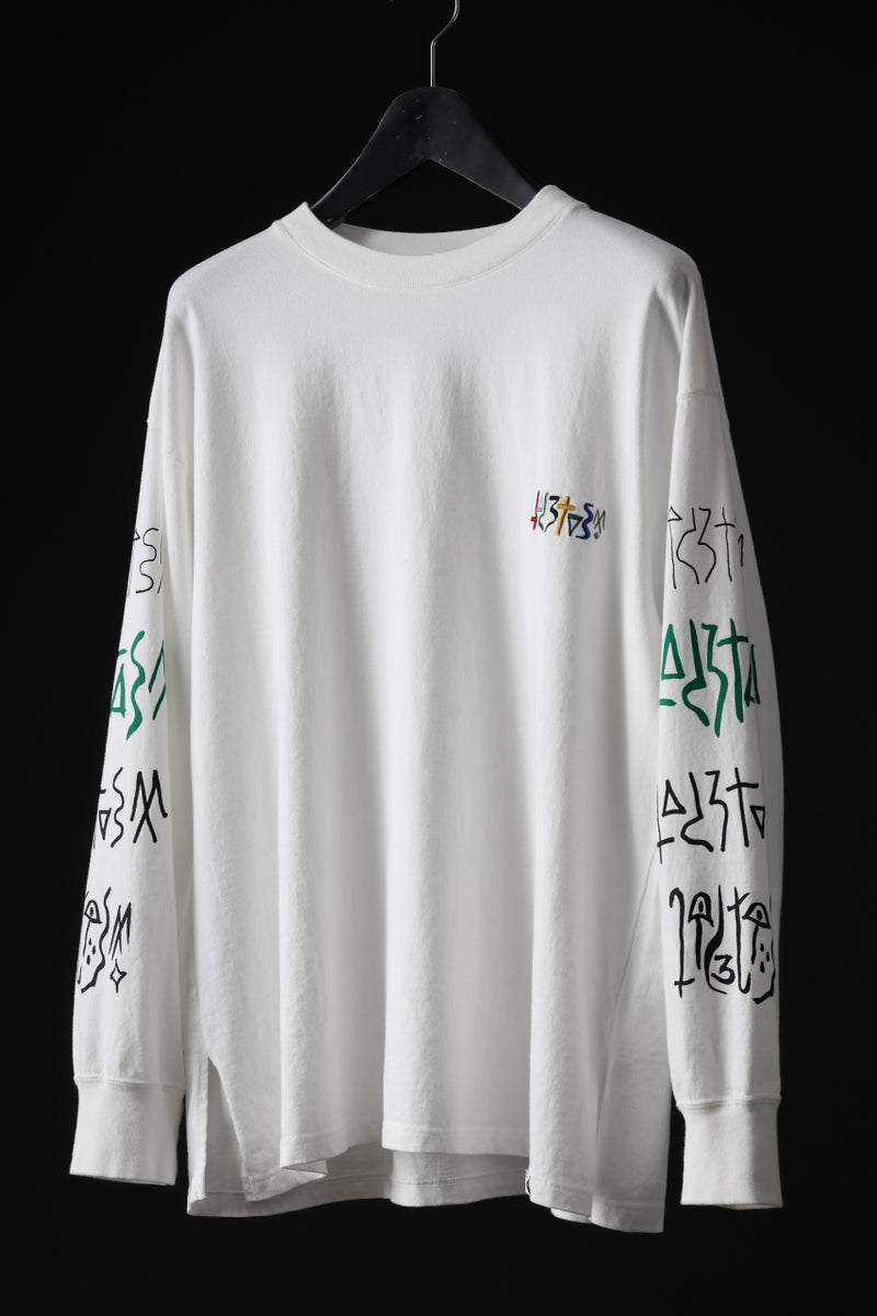 FACETASM GRAPHIC LONG SLEEVE TEE (WHITE)