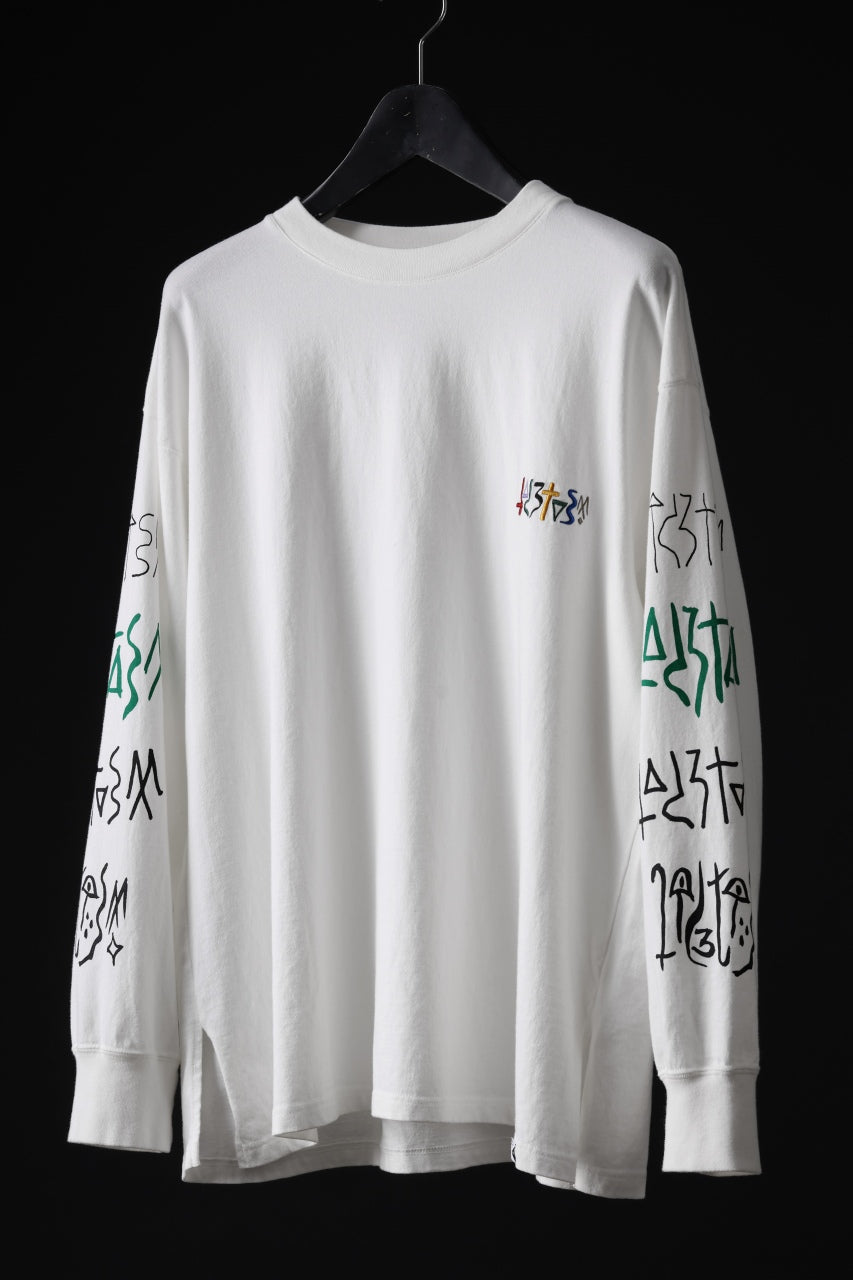 画像をギャラリービューアに読み込む, FACETASM GRAPHIC LONG SLEEVE TEE (WHITE)