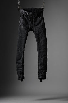 画像をギャラリービューアに読み込む, BORIS BIDJAN SABERI TIGHT FIT PANTS / VINYL COATED & NICKEL PRESSED & BODY MOLDED "P13.TF-F1939" (BLACK)