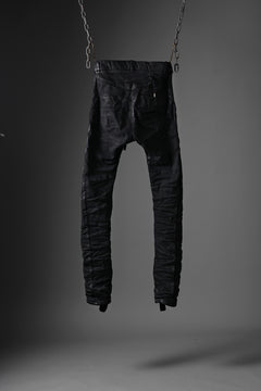 画像をギャラリービューアに読み込む, BORIS BIDJAN SABERI TIGHT FIT PANTS / VINYL COATED & NICKEL PRESSED & BODY MOLDED "P13.TF-F1939" (BLACK)