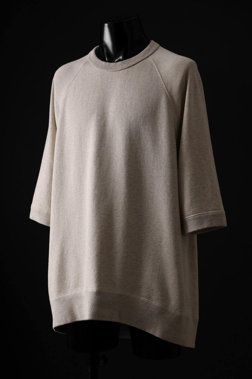 画像をギャラリービューアに読み込む, N/07 RAGLAN LOOSEY TOP / VINTAGE COTTON TERRY (OATMEAL)