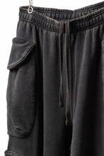 画像をギャラリービューアに読み込む, entire studios HEAVY GOCAR SWEAT PANTS (WASHED BLACK)