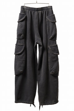 画像をギャラリービューアに読み込む, entire studios HEAVY GOCAR SWEAT PANTS (WASHED BLACK)