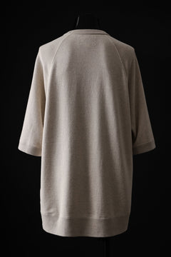 画像をギャラリービューアに読み込む, N/07 RAGLAN LOOSEY TOP / VINTAGE COTTON TERRY (OATMEAL)