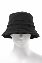 画像をギャラリービューアに読み込む, thom/krom BUCKET HAT / ELASTIC NYLON + WARM PADDED (BLACK)