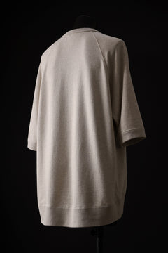 画像をギャラリービューアに読み込む, N/07 RAGLAN LOOSEY TOP / VINTAGE COTTON TERRY (OATMEAL)