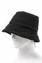 画像をギャラリービューアに読み込む, thom/krom BUCKET HAT / ELASTIC NYLON + WARM PADDED (BLACK)