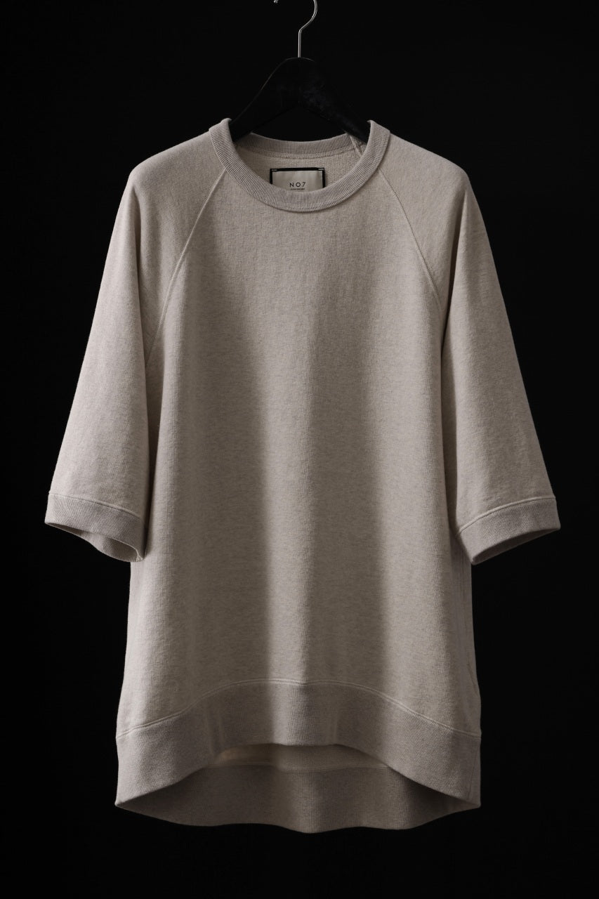 画像をギャラリービューアに読み込む, N/07 RAGLAN LOOSEY TOP / VINTAGE COTTON TERRY (OATMEAL)