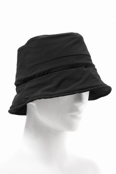 画像をギャラリービューアに読み込む, thom/krom BUCKET HAT / ELASTIC NYLON + WARM PADDED (BLACK)