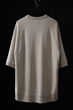 画像をギャラリービューアに読み込む, N/07 RAGLAN LOOSEY TOP / VINTAGE COTTON TERRY (OATMEAL)