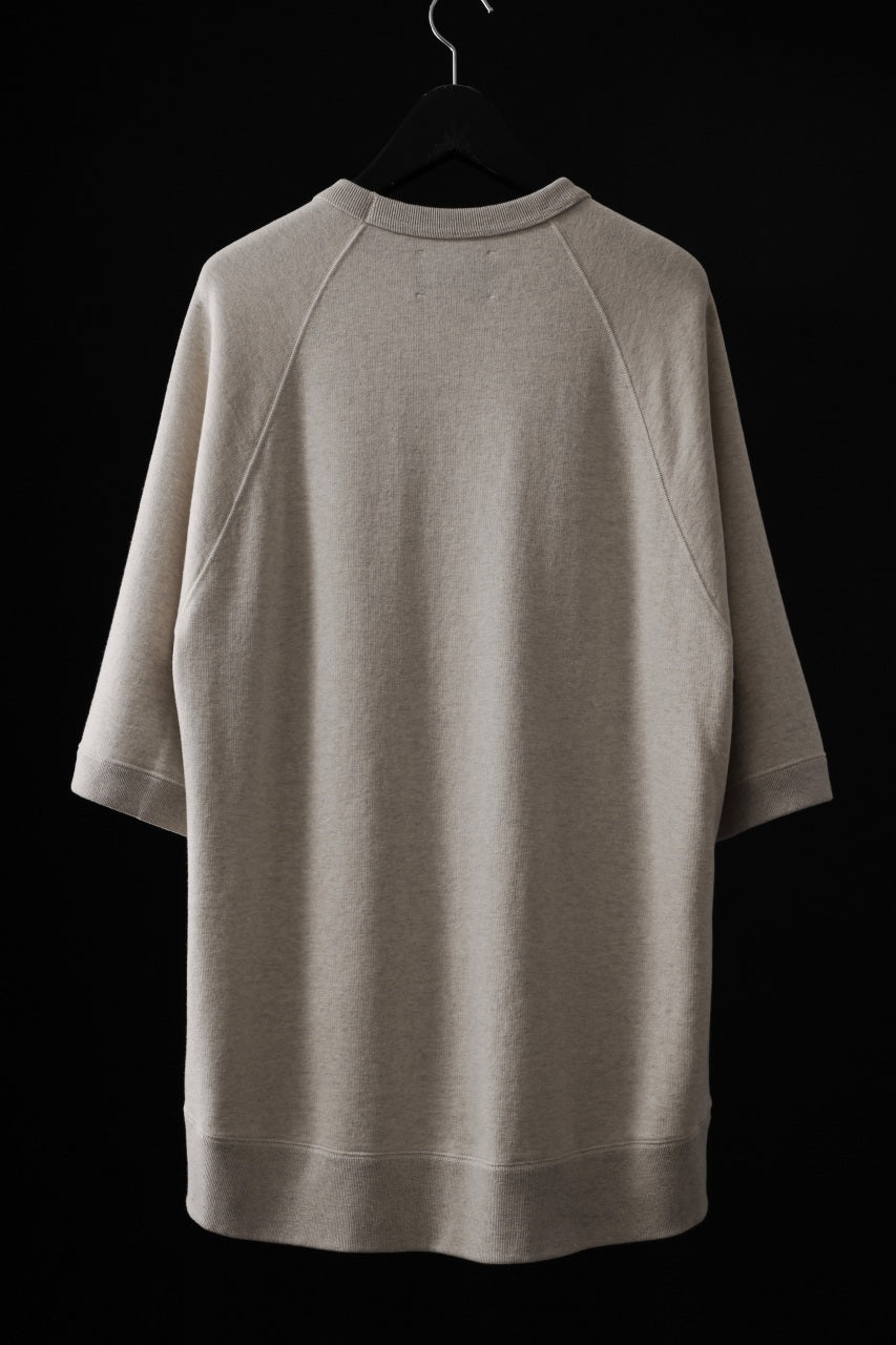 画像をギャラリービューアに読み込む, N/07 RAGLAN LOOSEY TOP / VINTAGE COTTON TERRY (OATMEAL)